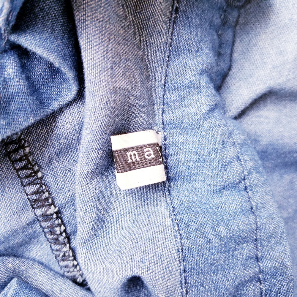 NOISY MAY DENIM DISTRESSED DRESS SZ M - Picture 7 of 7